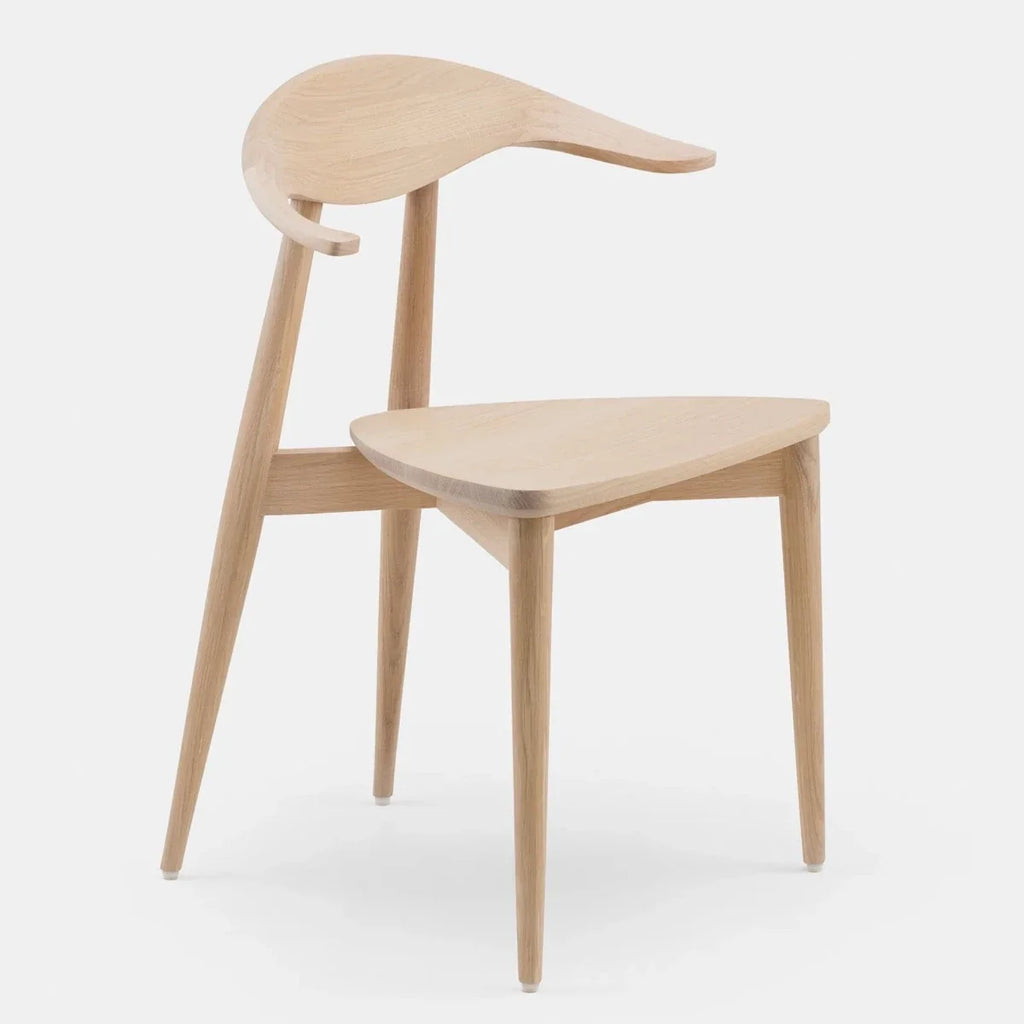 Nismaaya Cametra White Oak Office Chair