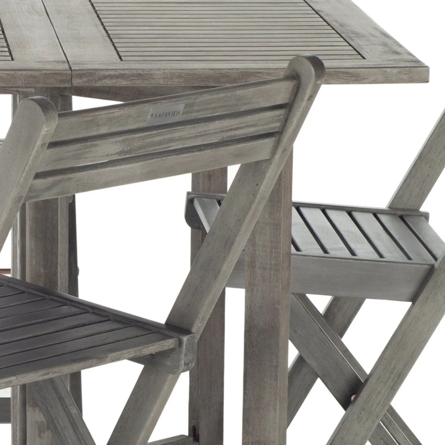 Ensemble de table à manger d'extérieur SAFAVIEH Outdoor Brandy 5 pièces - 43Lx35Px29H
