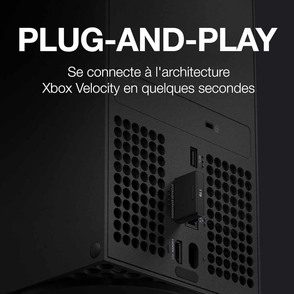 Seagate Expansion Card pour Series X|S SSD 2To, Plug and Play NVMe SSD Expansion, officiel permis, Services Rescue (STJR2000400)