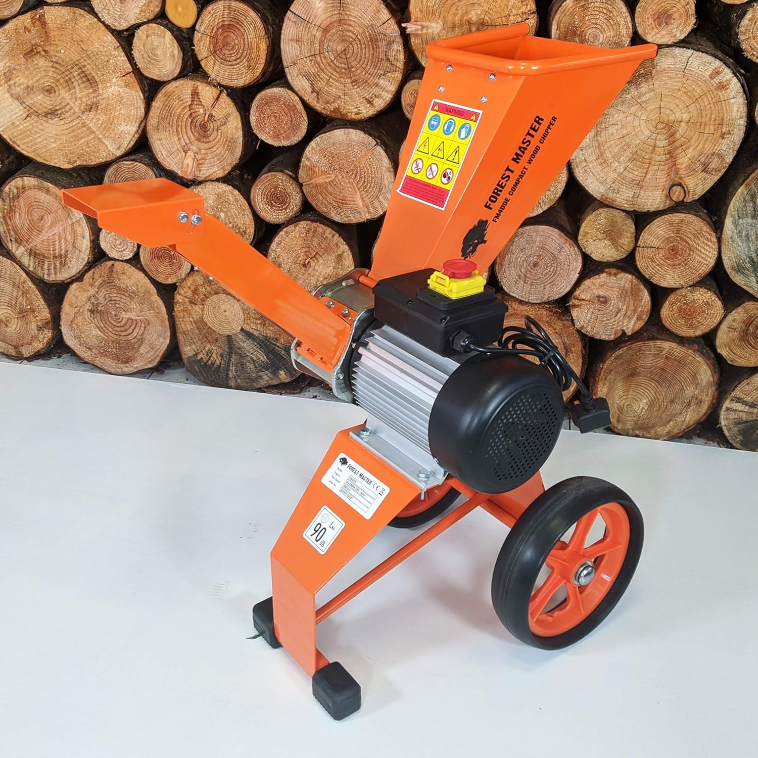 Forest Master FM4DDE broyeur de Jardin électrique 2800 W 4 CV pour Branches, Feuilles de Bois