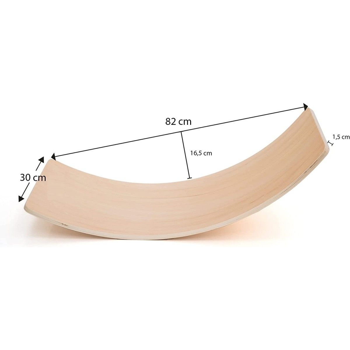 Tabla De Madera Curva Montessori - Juegos Y Juguetes Infantiles Para Niños
