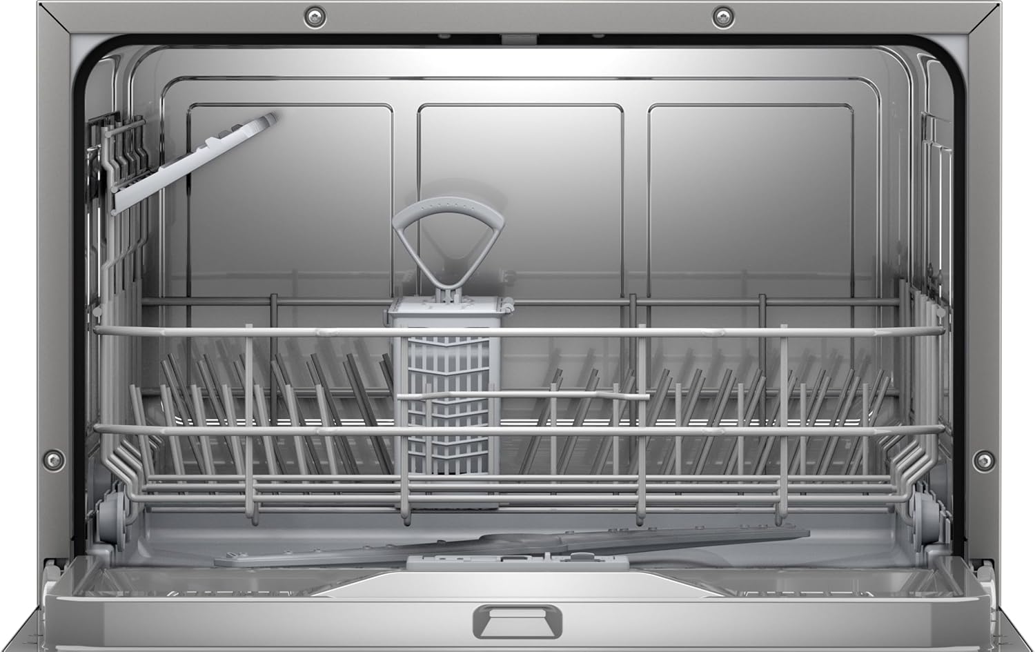 SKS2ITI00E, Série 2, Lave-vaisselle compact 55cm, Pose-libre, Argent