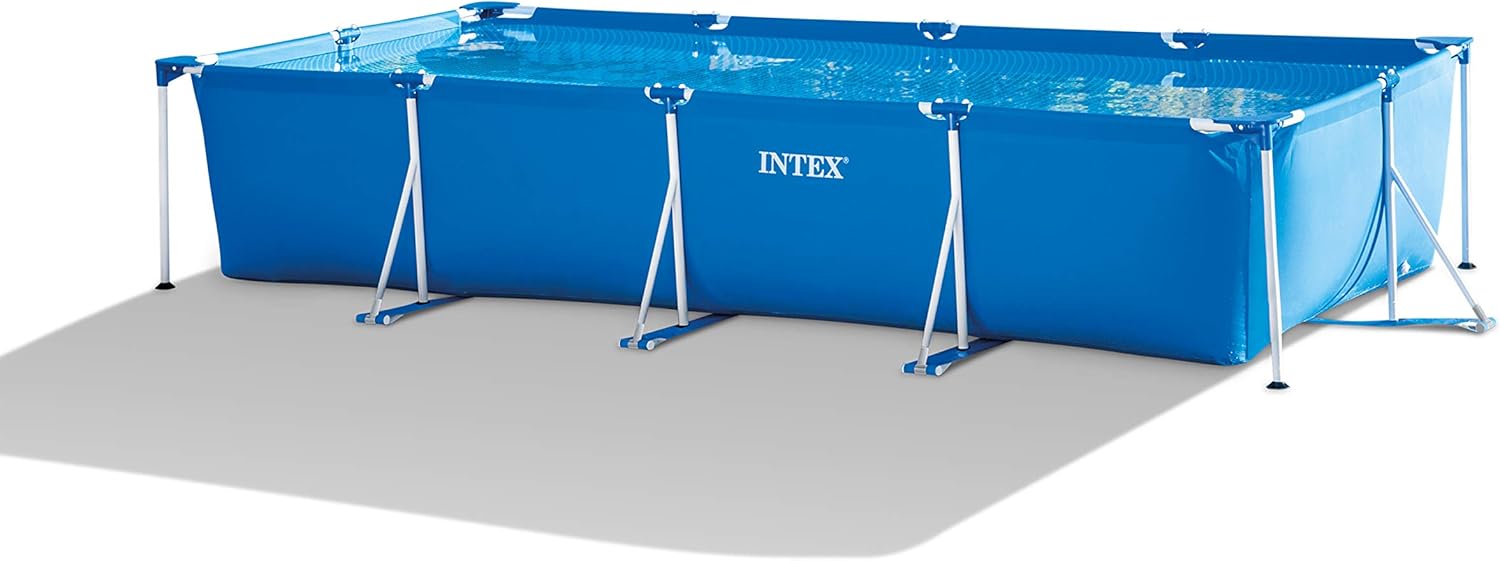 Intex 4.5M x 2.2M x 0.84M Rectangular Frame Pool Set
