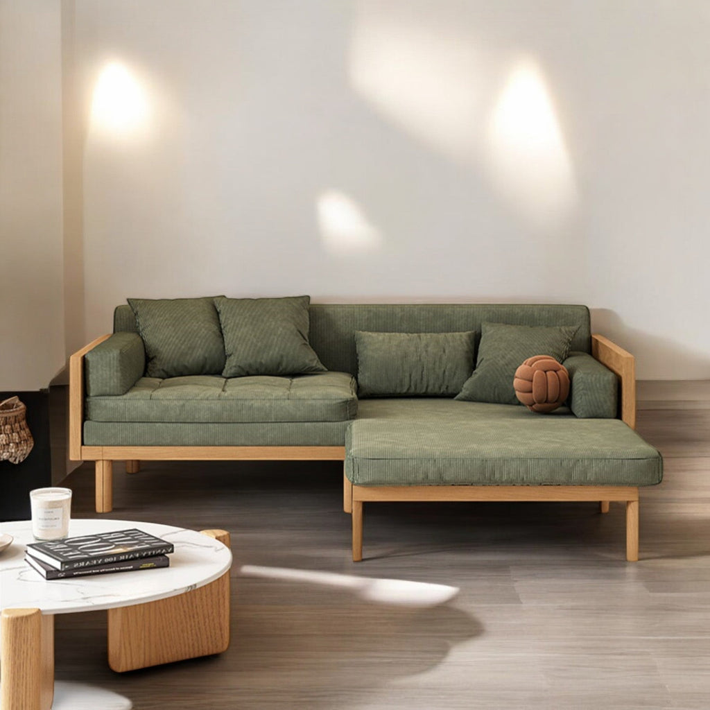 Nismaaya Multifunction Pull Out Sofa Cum Bed Solid Wood Frame