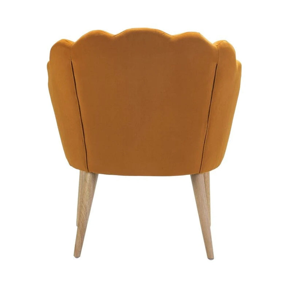 Nismaaya Ado Lounge Chair in Yellow Color