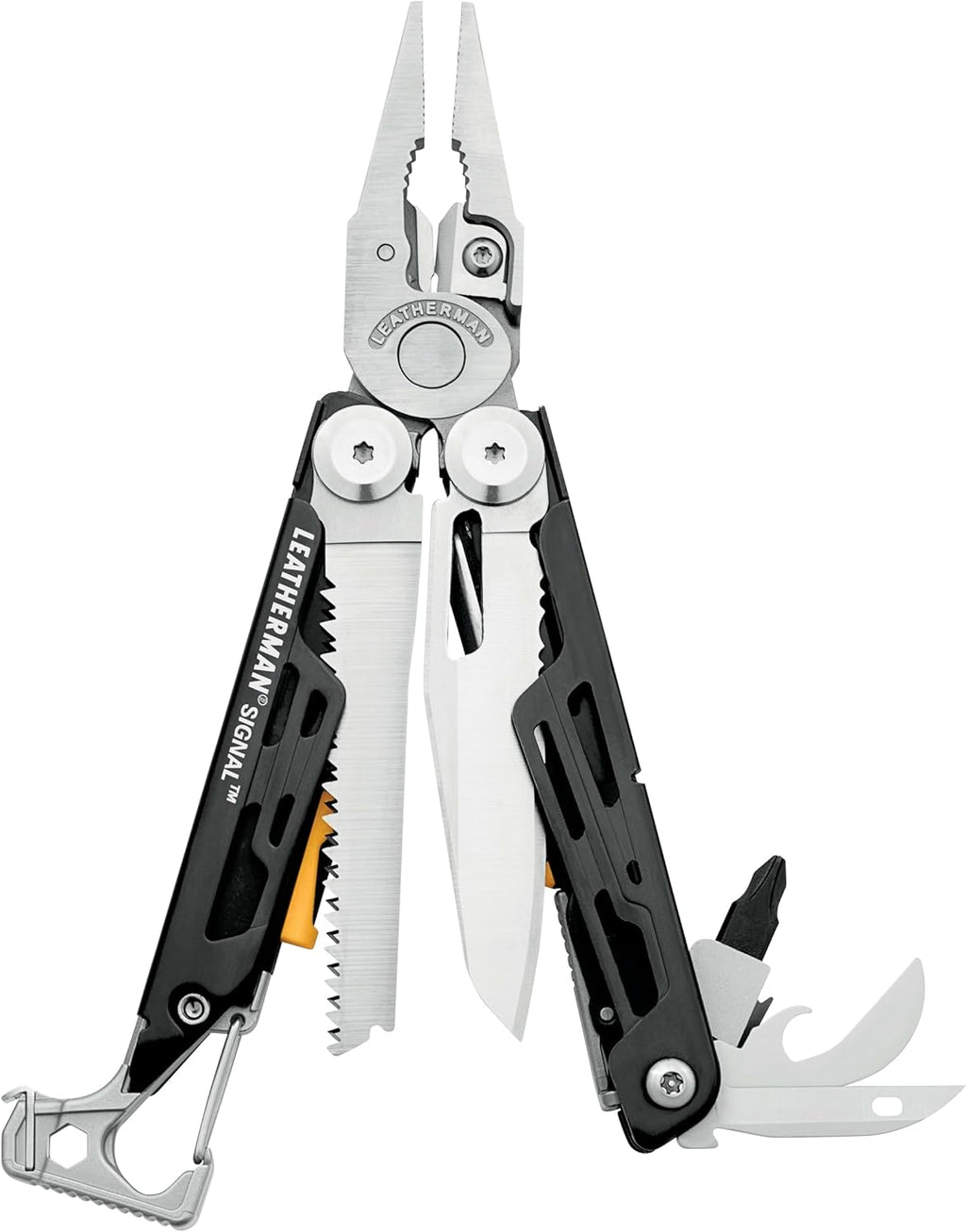 Leatherman Signal Outil Multifonction - 19 Outils pour le Camping et la Survie - Acier