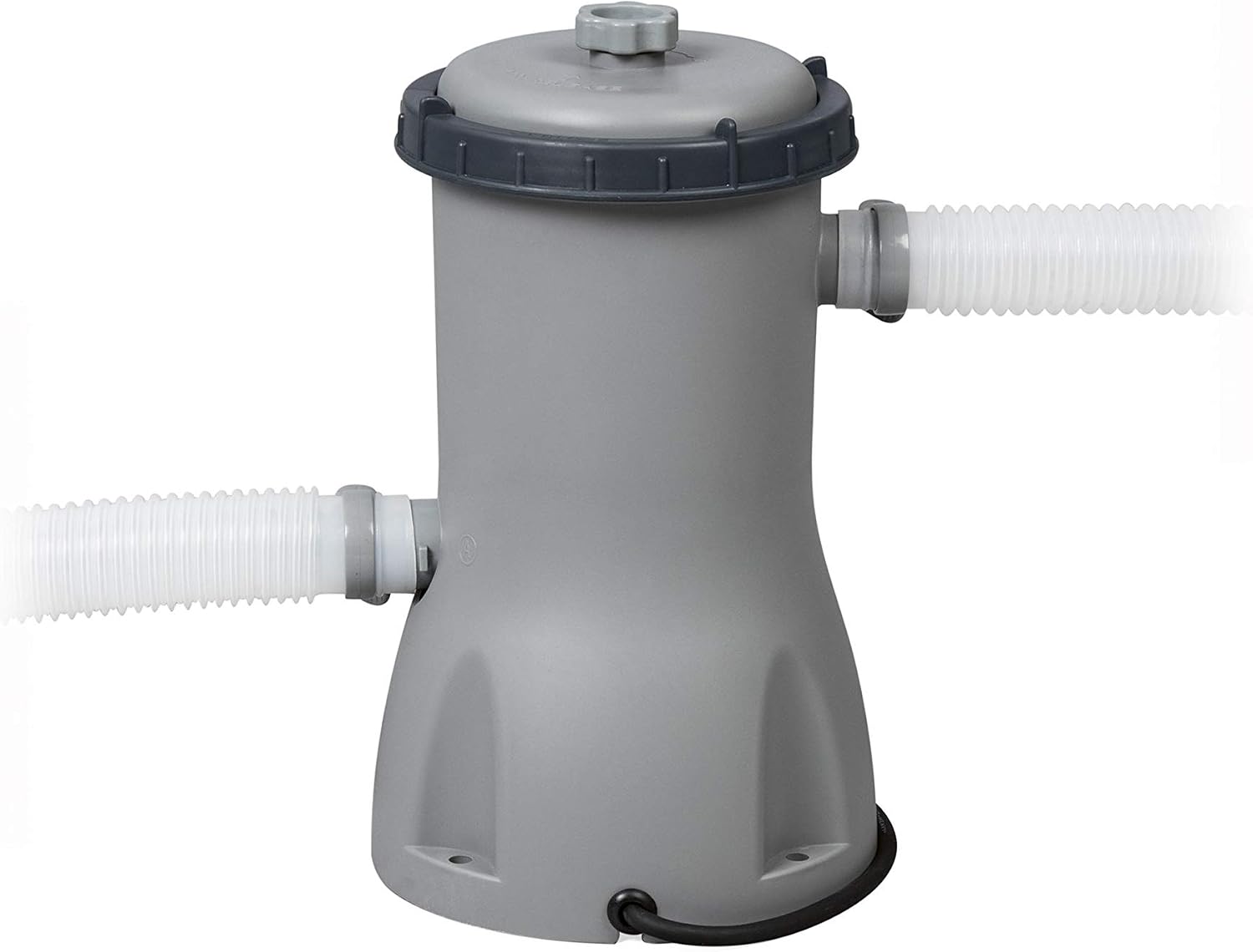 Bestway Power Steel Framepool Kit complet ovale avec pompe de filtration, échelle et bâche 488 x 305 x 107 cm