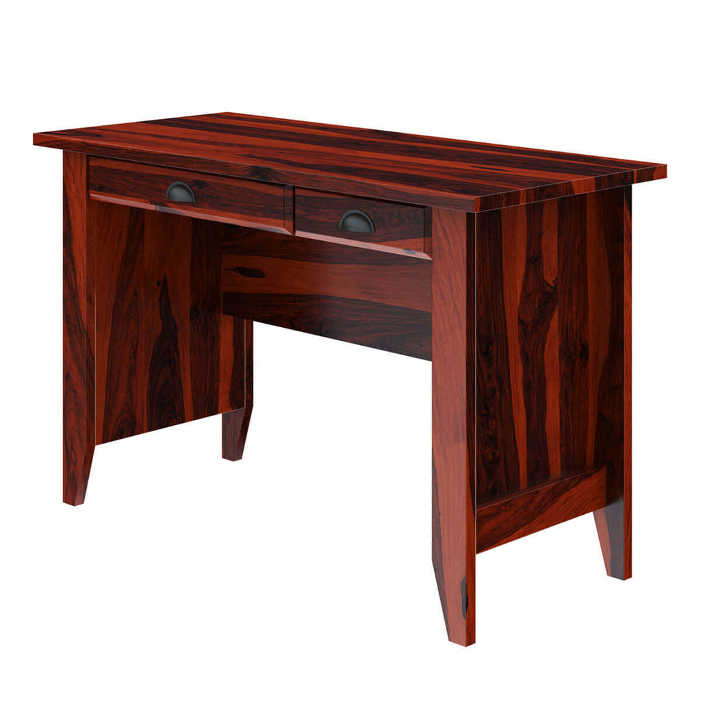 Adahy Solid Sheesham Wood 2 Drawer Study Desk
