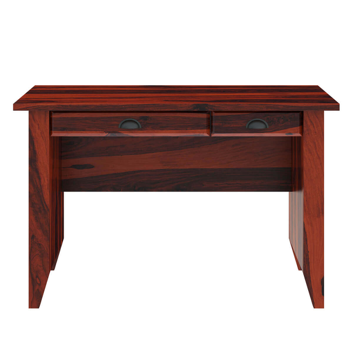 Adahy Solid Sheesham Wood 2 Drawer Study Desk