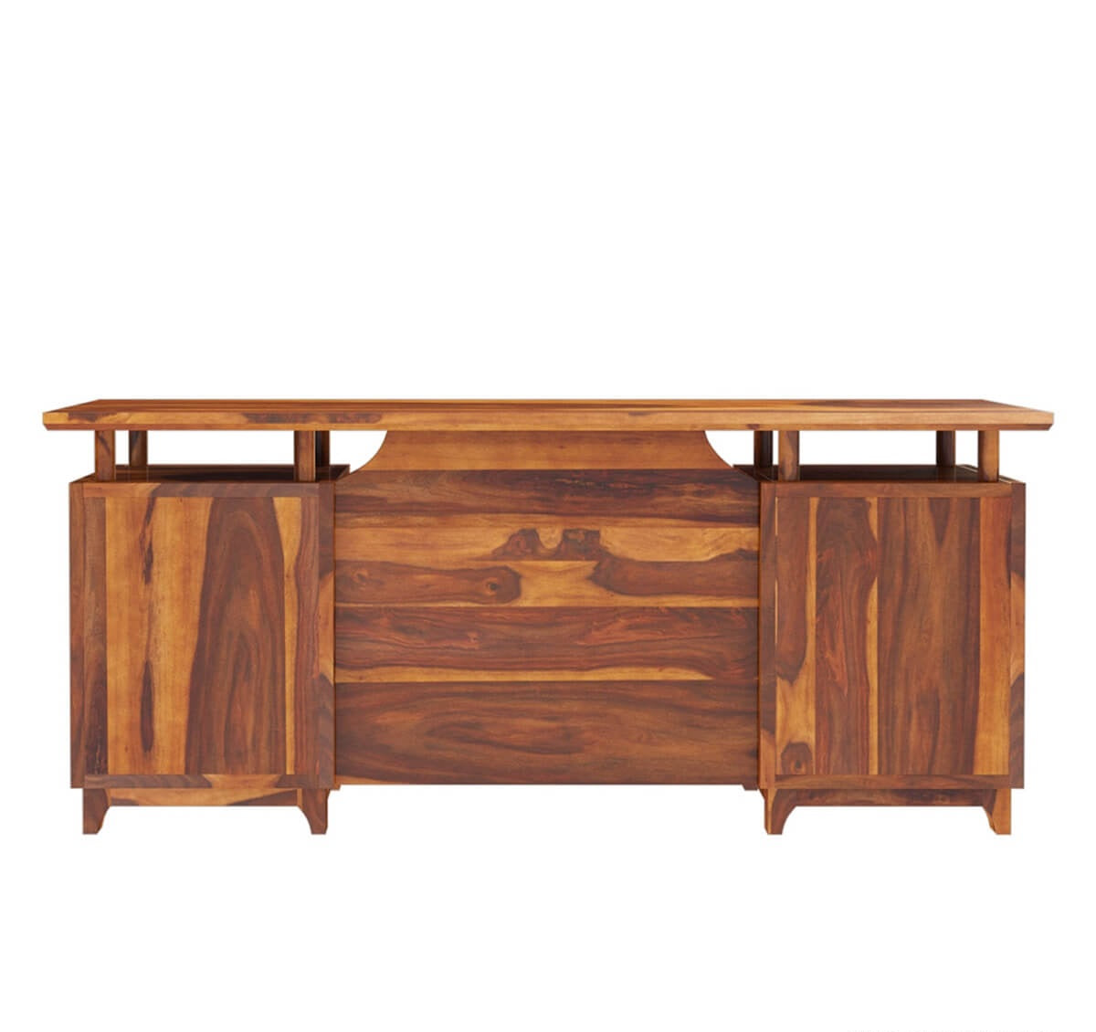 Nismaaya Acco Solid Wood Large Home Office Modern Executive Desk