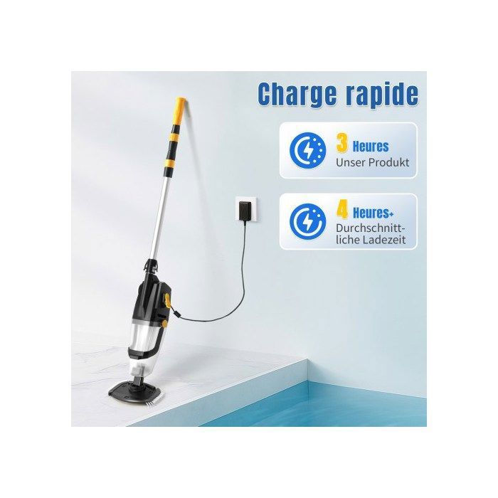 ALIGHTUP - Aspirateur de piscine électrique à main, Électrique  Nettoyeur de piscine, Nettoyeur à batterie, 230V, 33W - Bleu