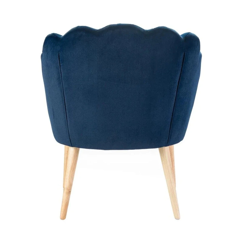 Nismaaya Ado Lounge Chair in Blue Color