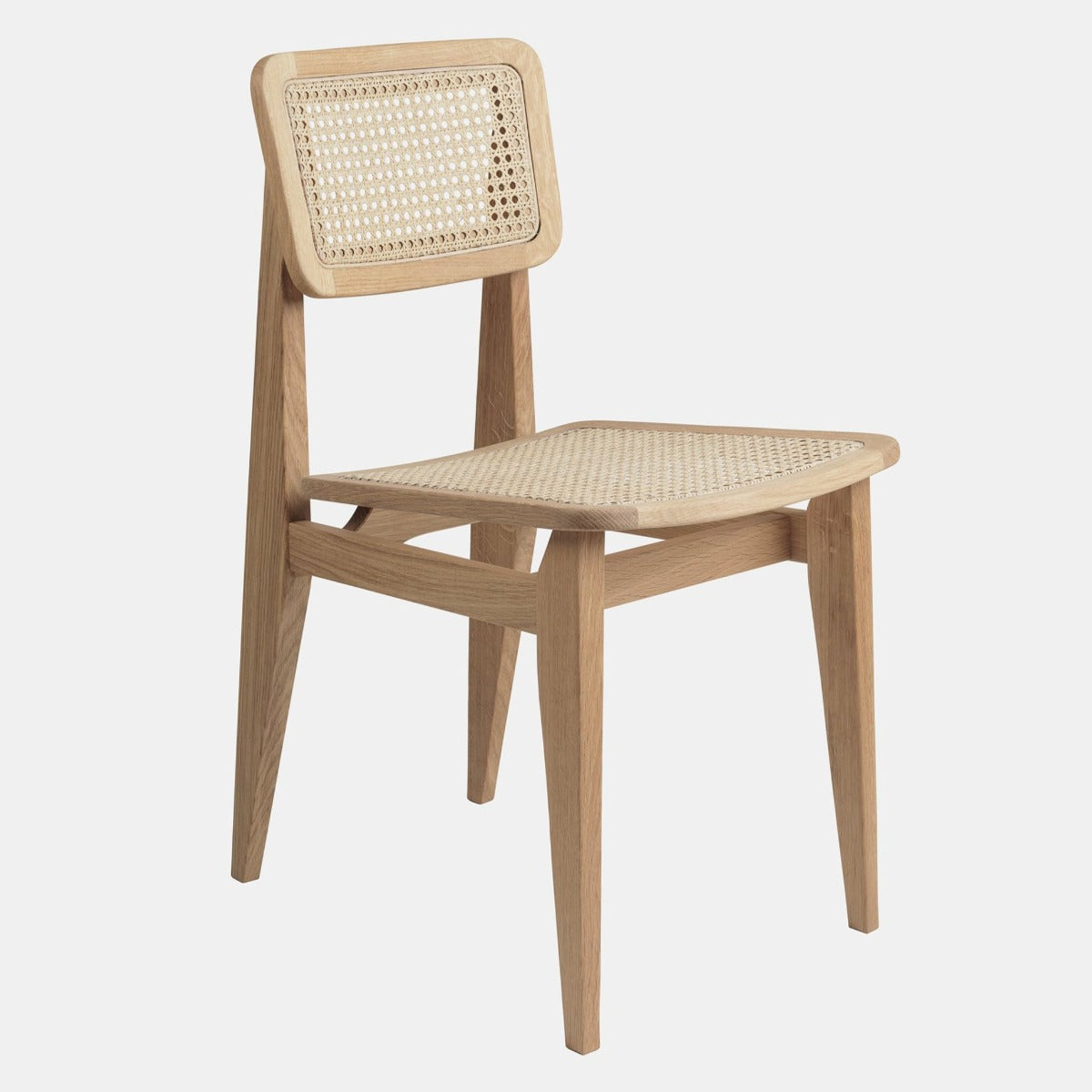 Nismaaya Harini White Oak & Rattan Office Chair