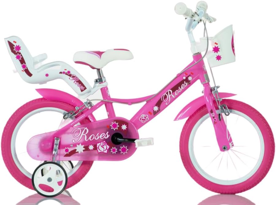 SCH Bicyclette Roses Vélo Enfant, Fille