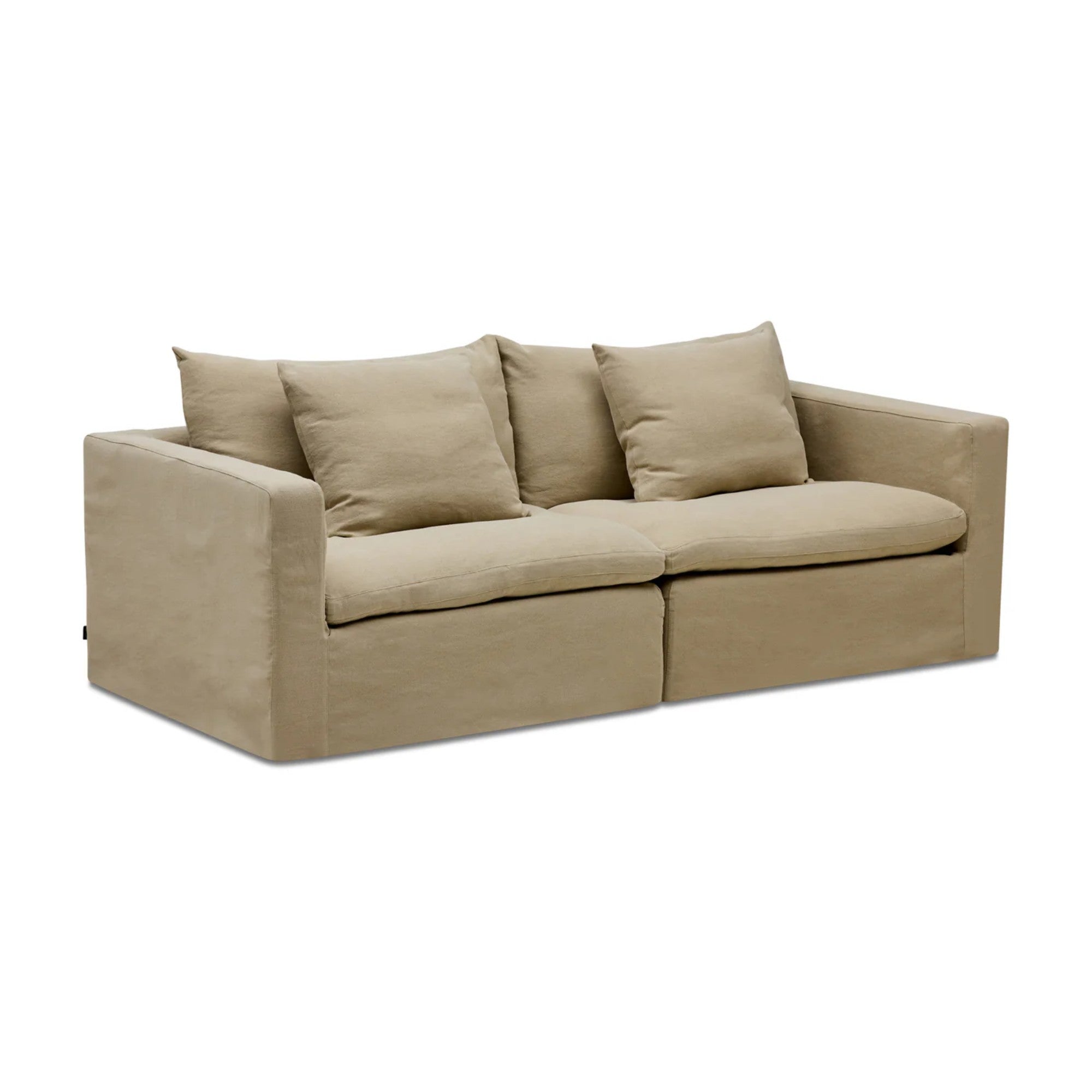 Nismaaya Cape Modular Sofa Warm Stone 2 Seater