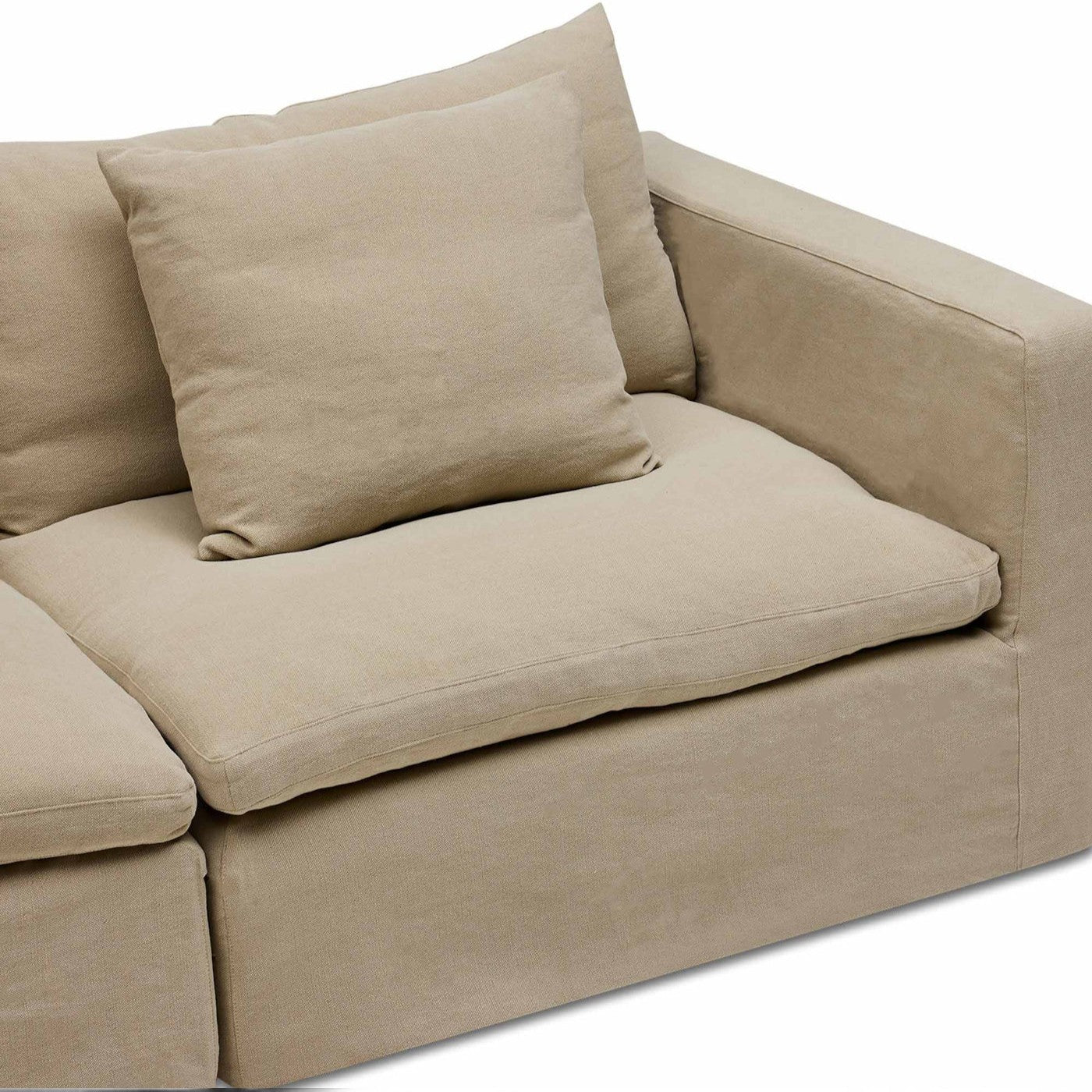 Nismaaya Cape Modular Sofa Warm Stone 2 Seater