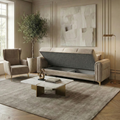 Ensemble Canapé 3+3+1 Convertible Coffre – Taupe ou Beige