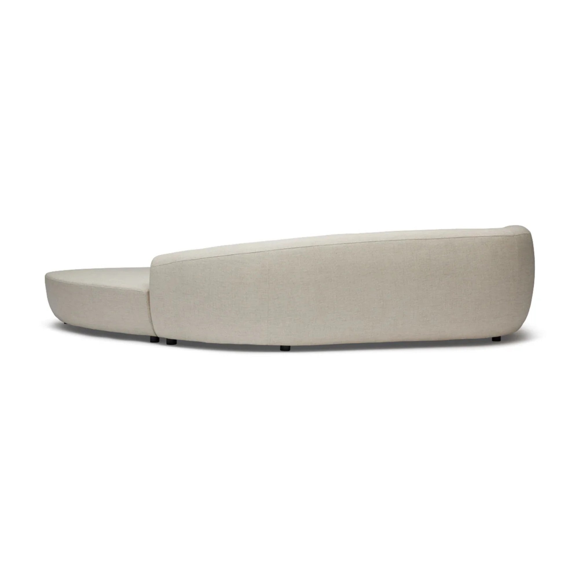 Nismaaya Celine Sectional Sofa Ivory Right-Left