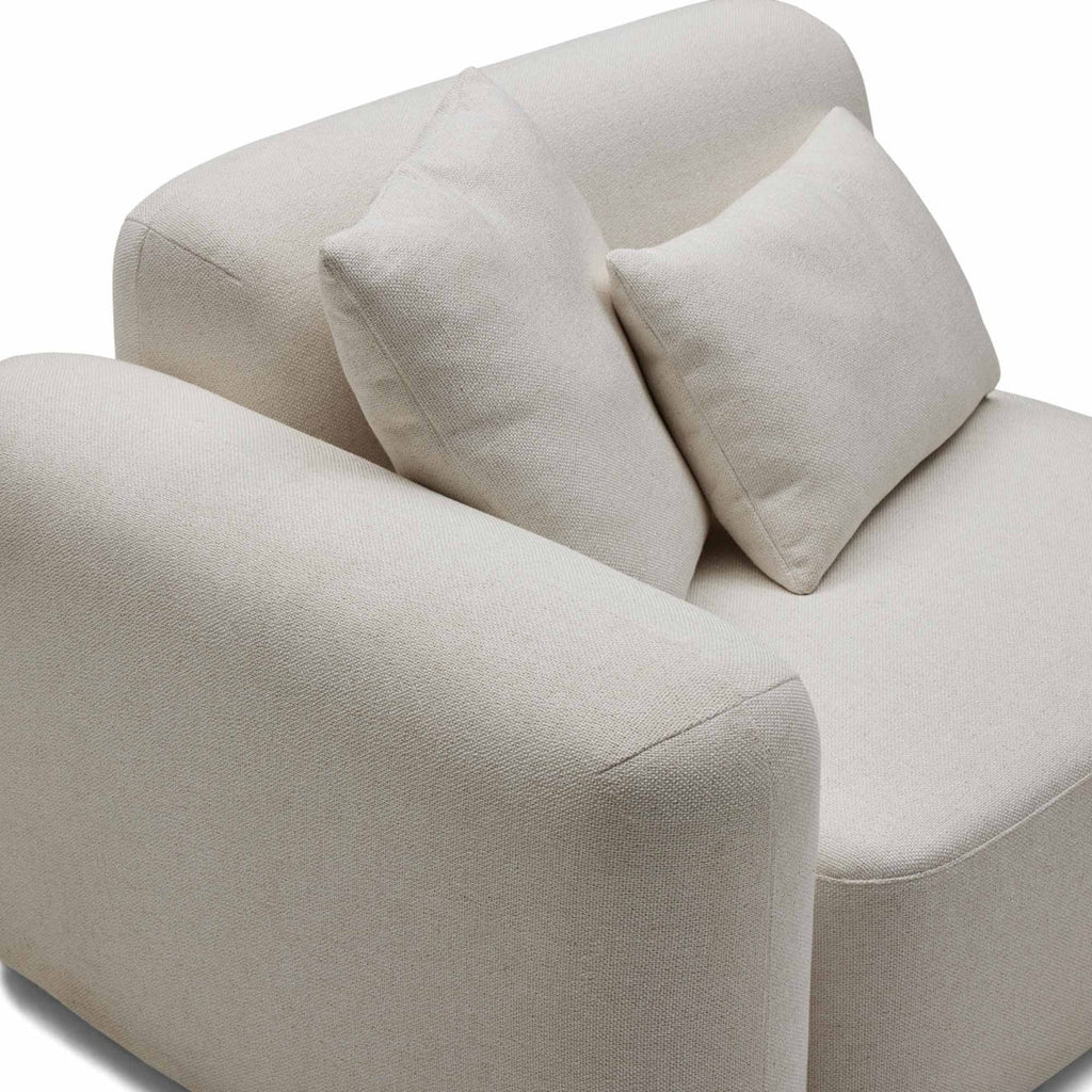 Nismaaya Pascal Modular Sofa Ivory White 2 Seater