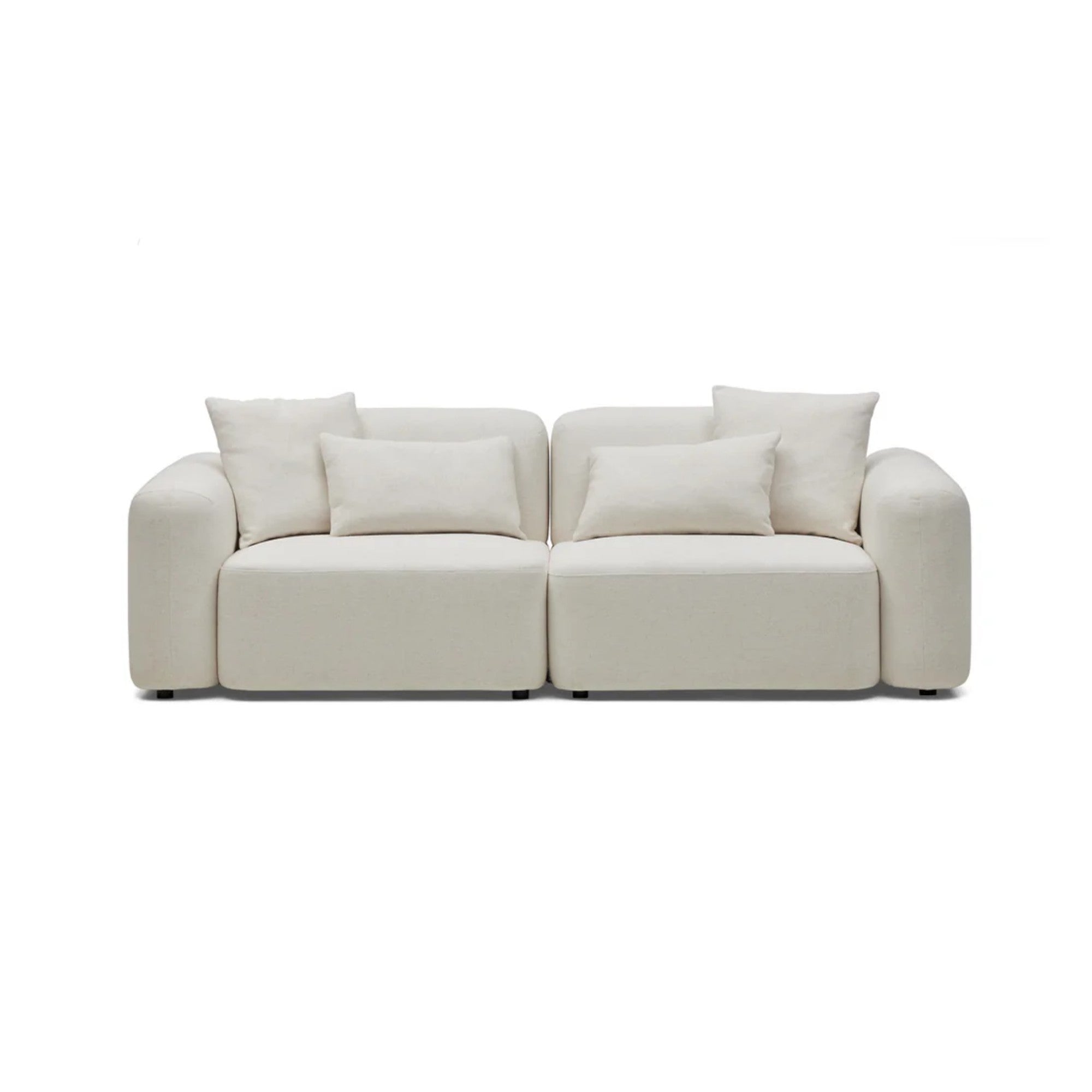 Nismaaya Pascal Modular Sofa Ivory White 2 Seater