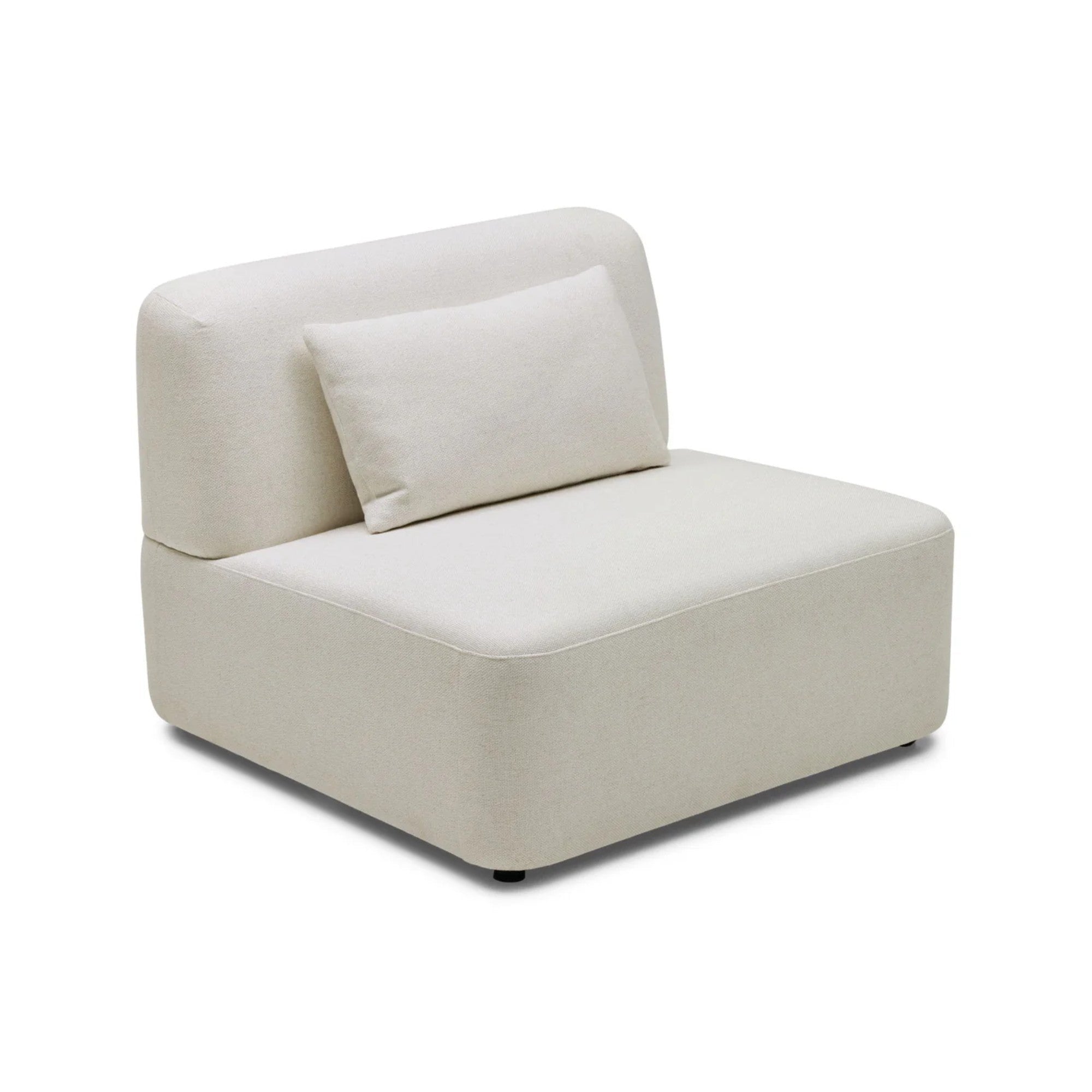 Nismaaya Pascal Sofa Chair Ivory White