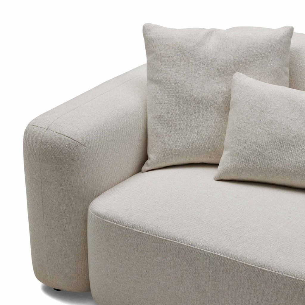 Nismaaya Pascal Modular Sofa Ivory White 3 Seater