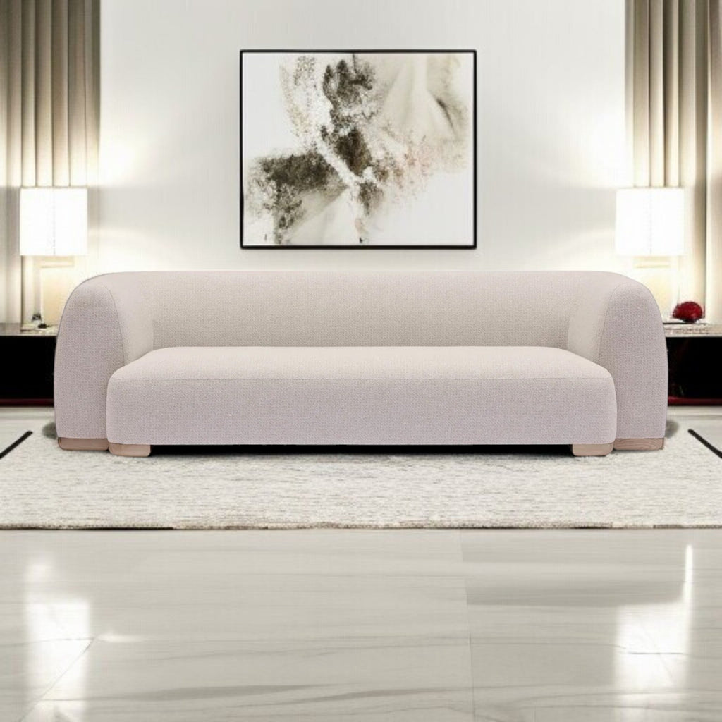 Faro 3 Seater Sofa On Ash Wood