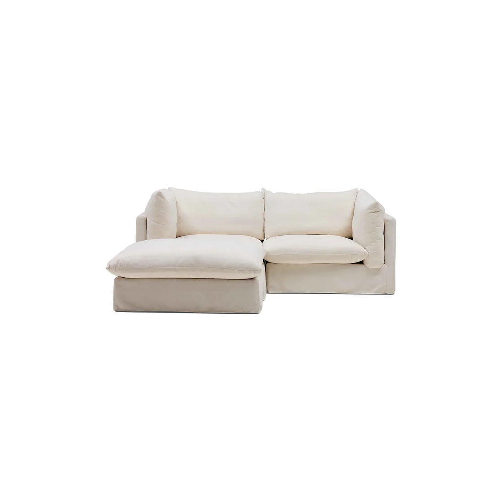 Nismaaya Mia Modular Sofa Sand 2 Seater with Ottoman