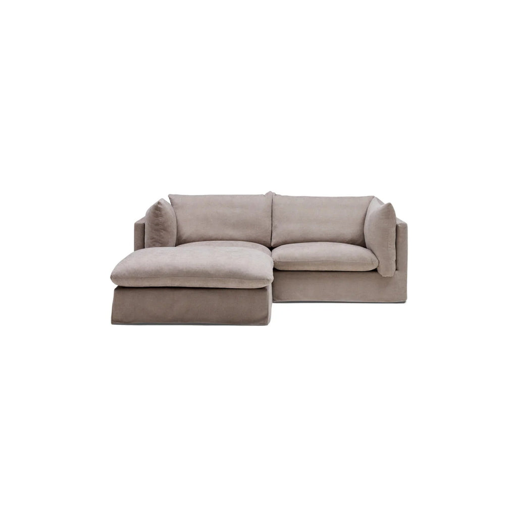 Nismaaya Mia Modular Sofa Sand 2 Seater with Ottoman