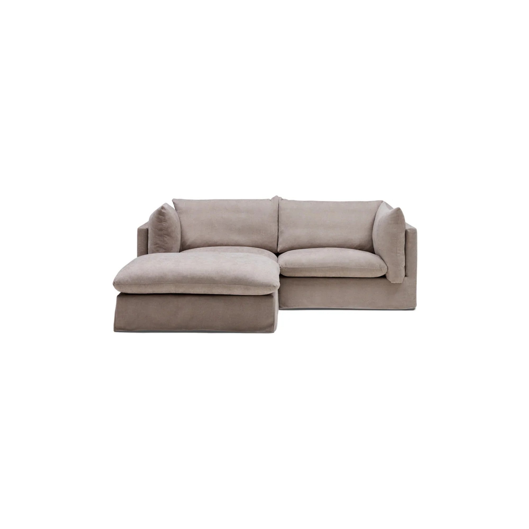 Nismaaya Mia Modular Sofa Sand 2 Seater with Ottoman