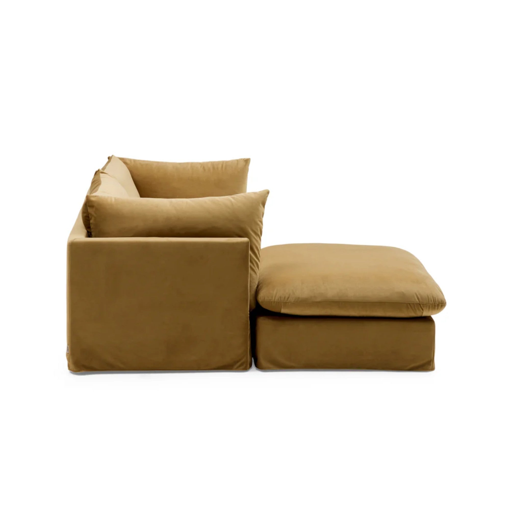 Nismaaya Mia Modular Sofa Sand 2 Seater with Ottoman