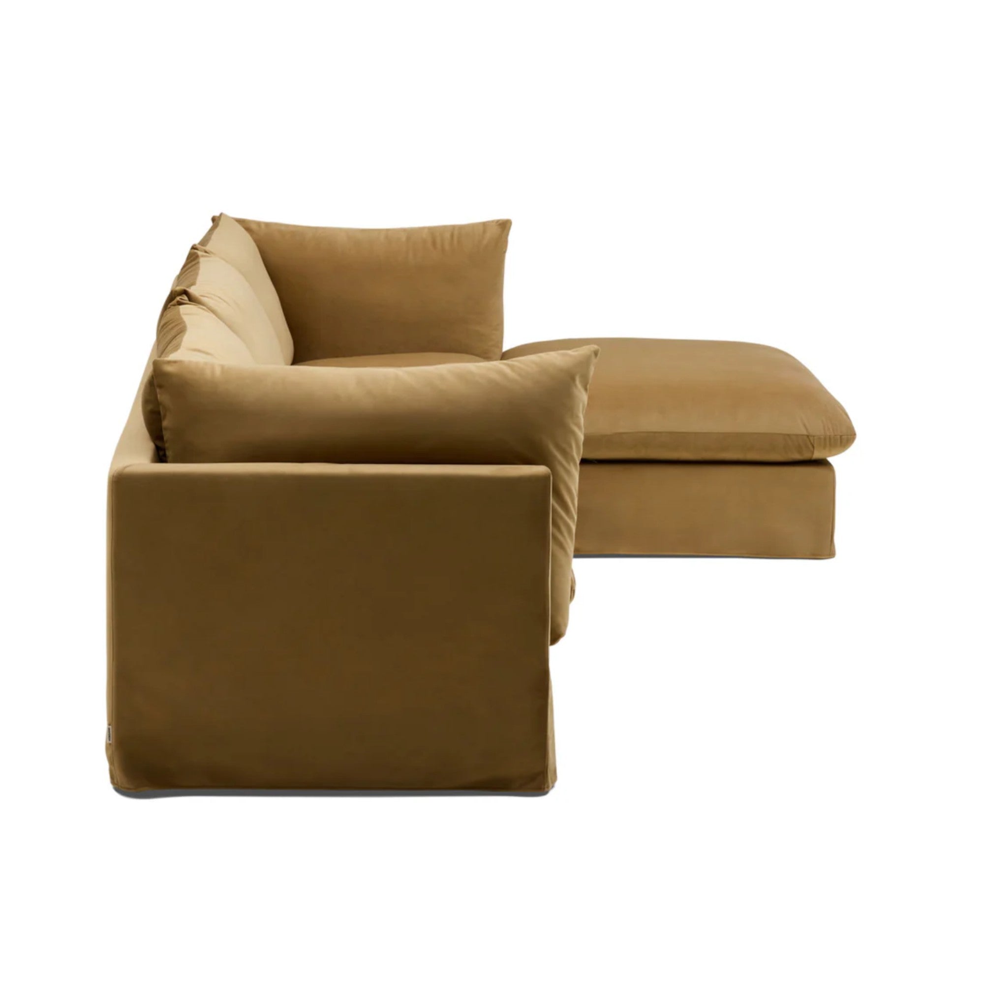 Nismaaya Mia Modular Sofa Sand 3 Seater with Ottoman