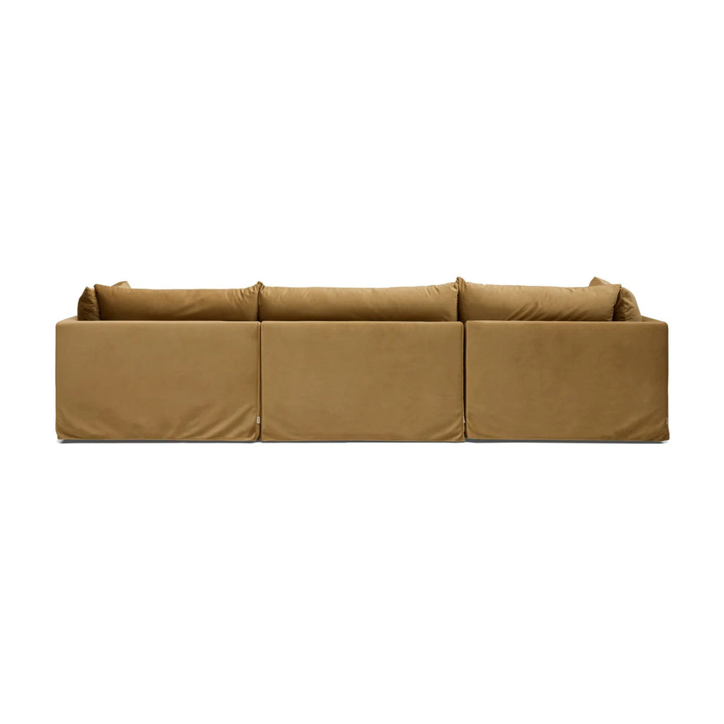 Nismaaya Mia Modular Sofa Sand 3 Seater with Ottoman