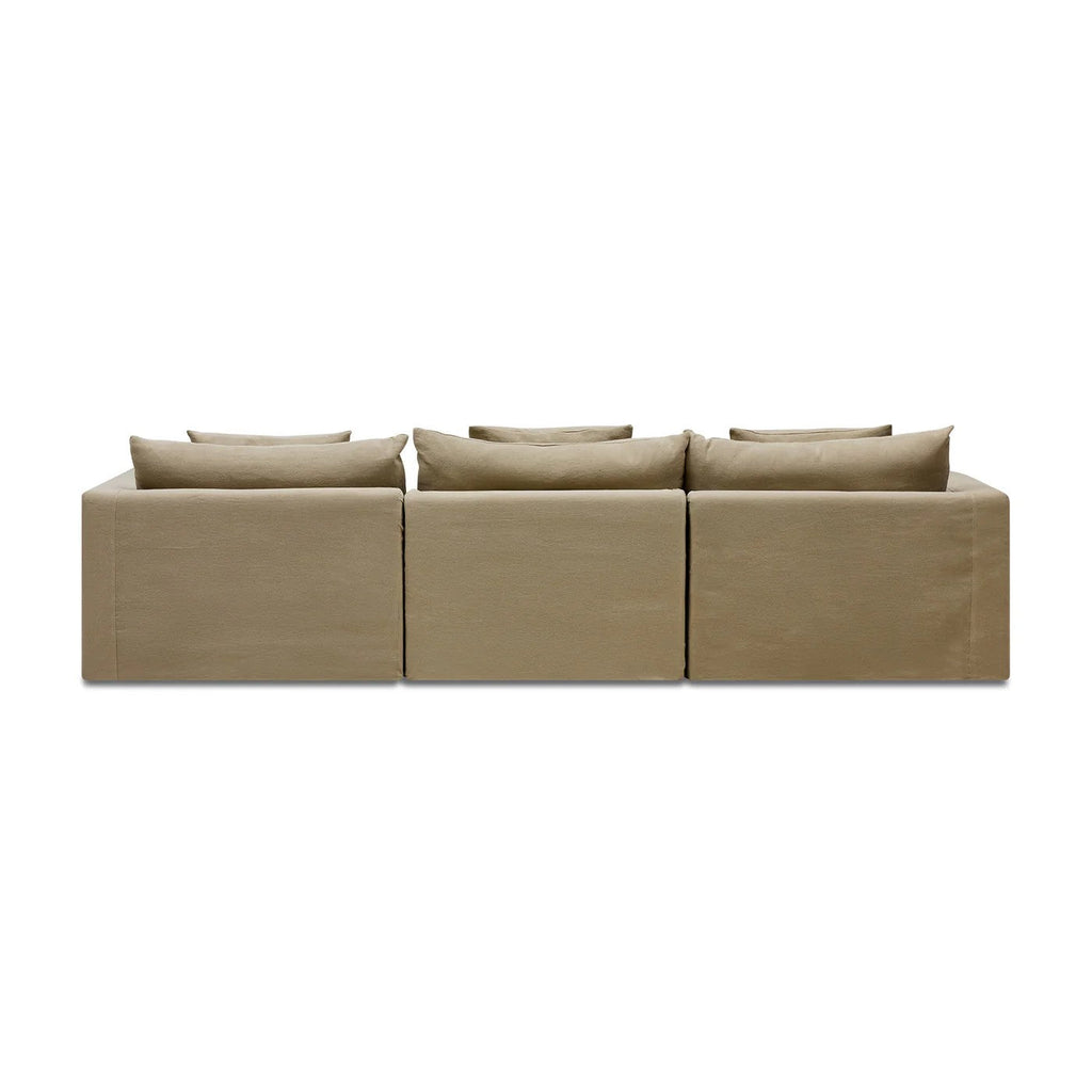 Nismaaya Cape Modular Sofa Warm Stone 3 Seater