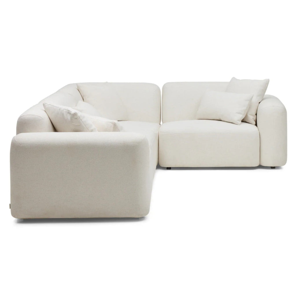 Nismaaya Pascal Modular Sofa Ivory White 4 Seater Corner