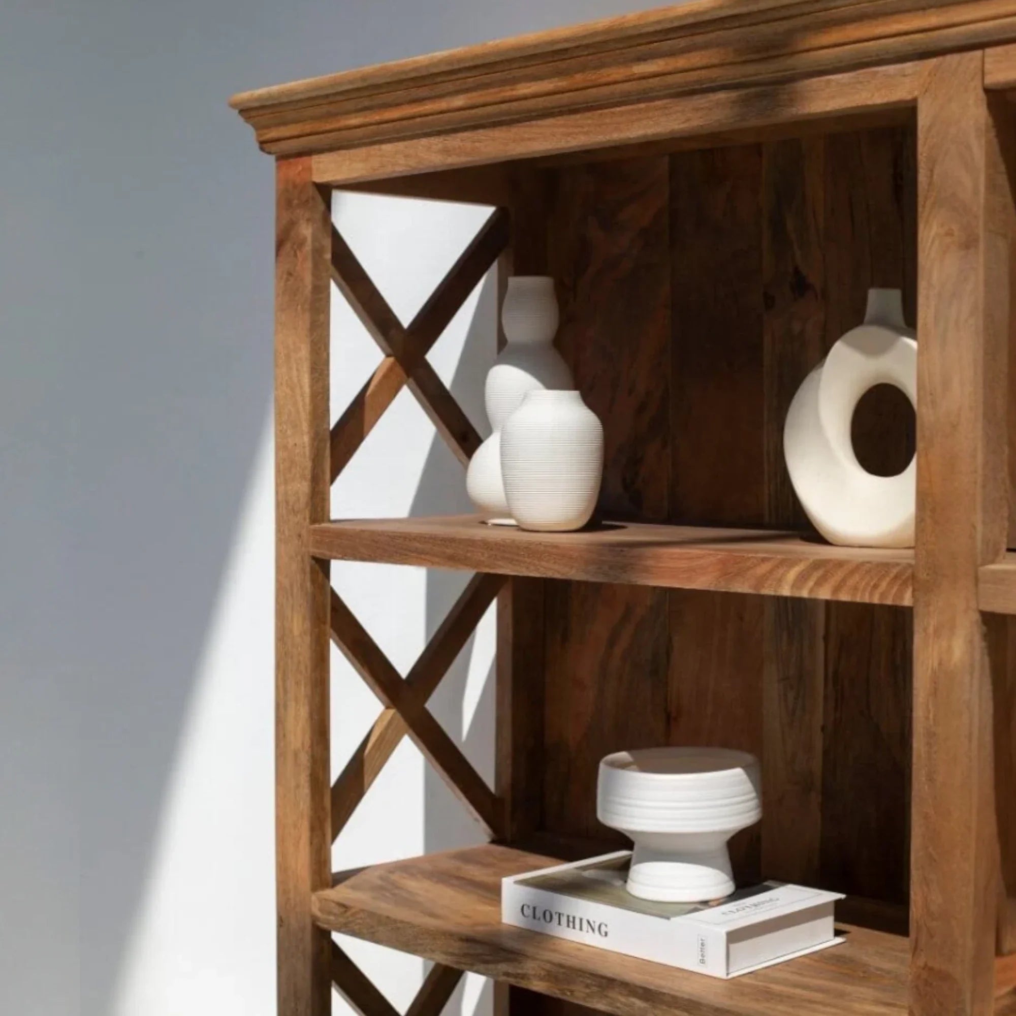 Nismaaya Felix Wood Bookcase