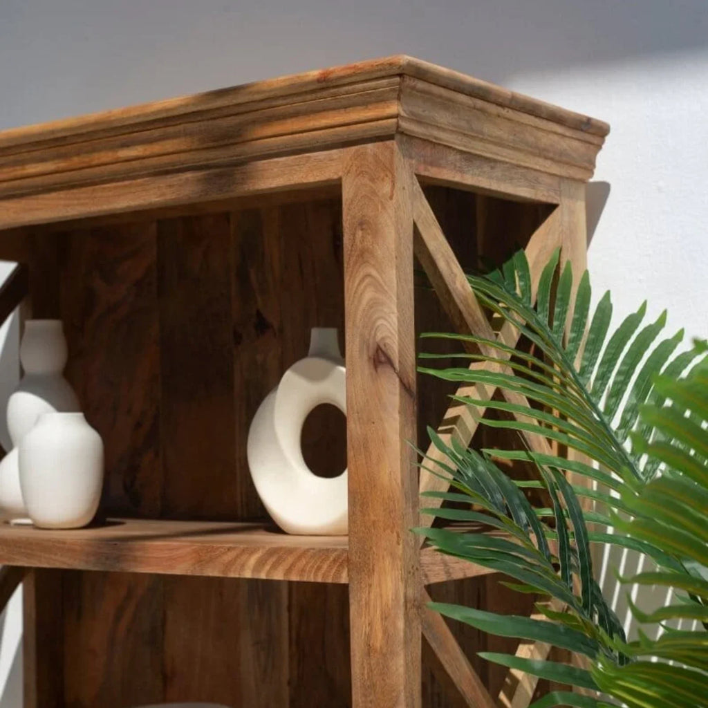 Nismaaya Felix Wood Bookcase
