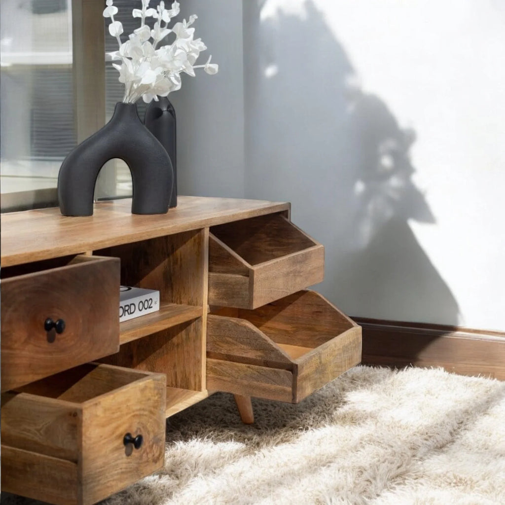 Nismaaya Gia Wooden TV Console | Nismaaya Gia Wooden Media Console | Nismaaya Gia Wooden TV Unit