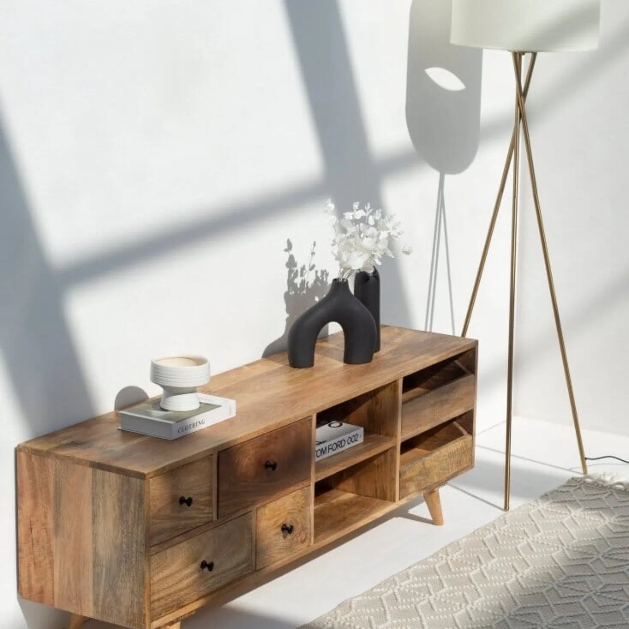 Nismaaya Gia Wooden TV Console | Nismaaya Gia Wooden Media Console | Nismaaya Gia Wooden TV Unit