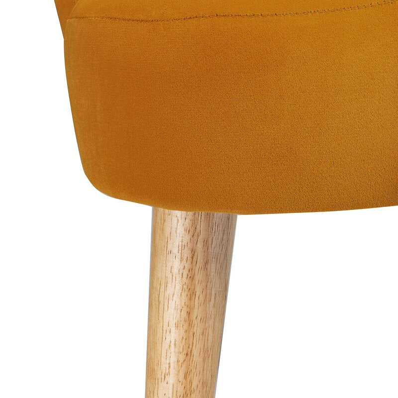 Nismaaya Ado Lounge Chair in Yellow Color