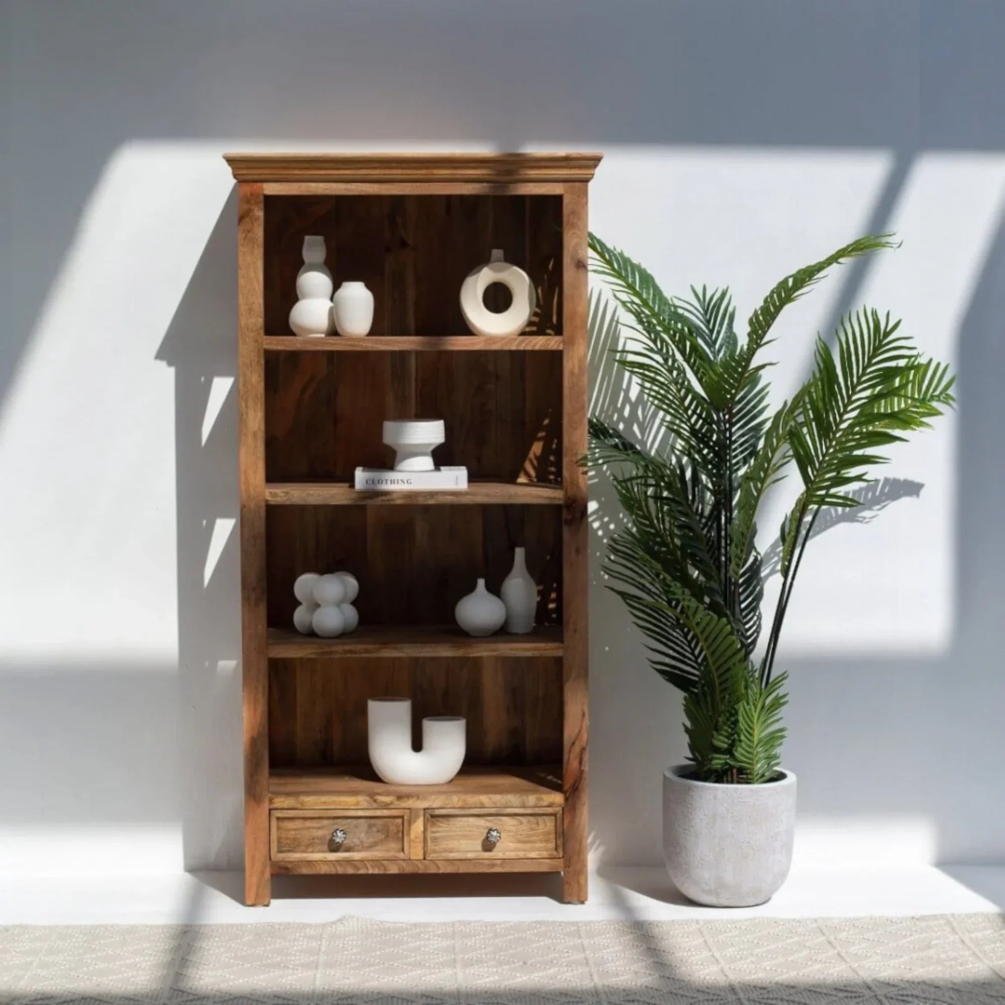 Nismaaya Felix Wood Bookcase