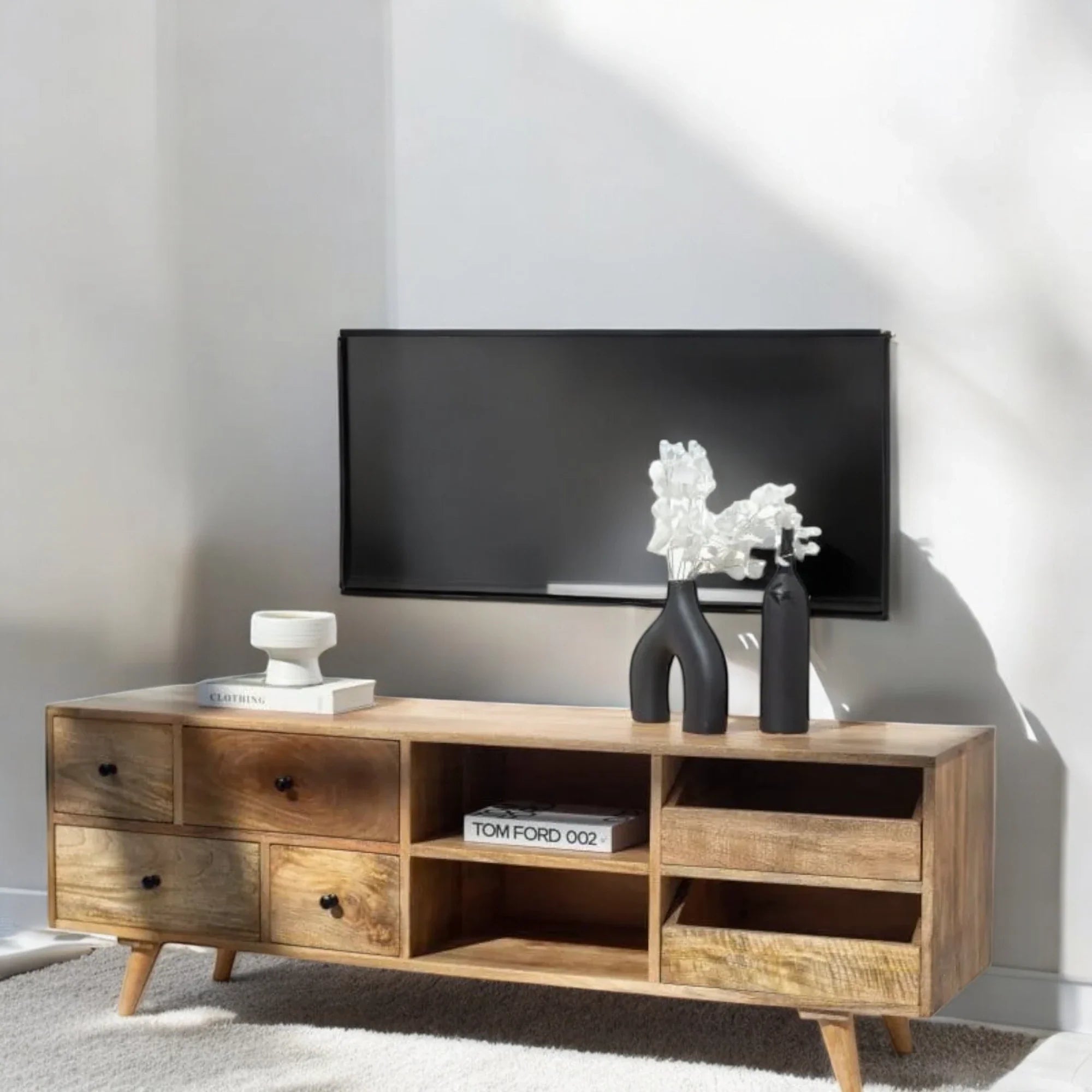 Nismaaya Gia Wooden TV Console | Nismaaya Gia Wooden Media Console | Nismaaya Gia Wooden TV Unit