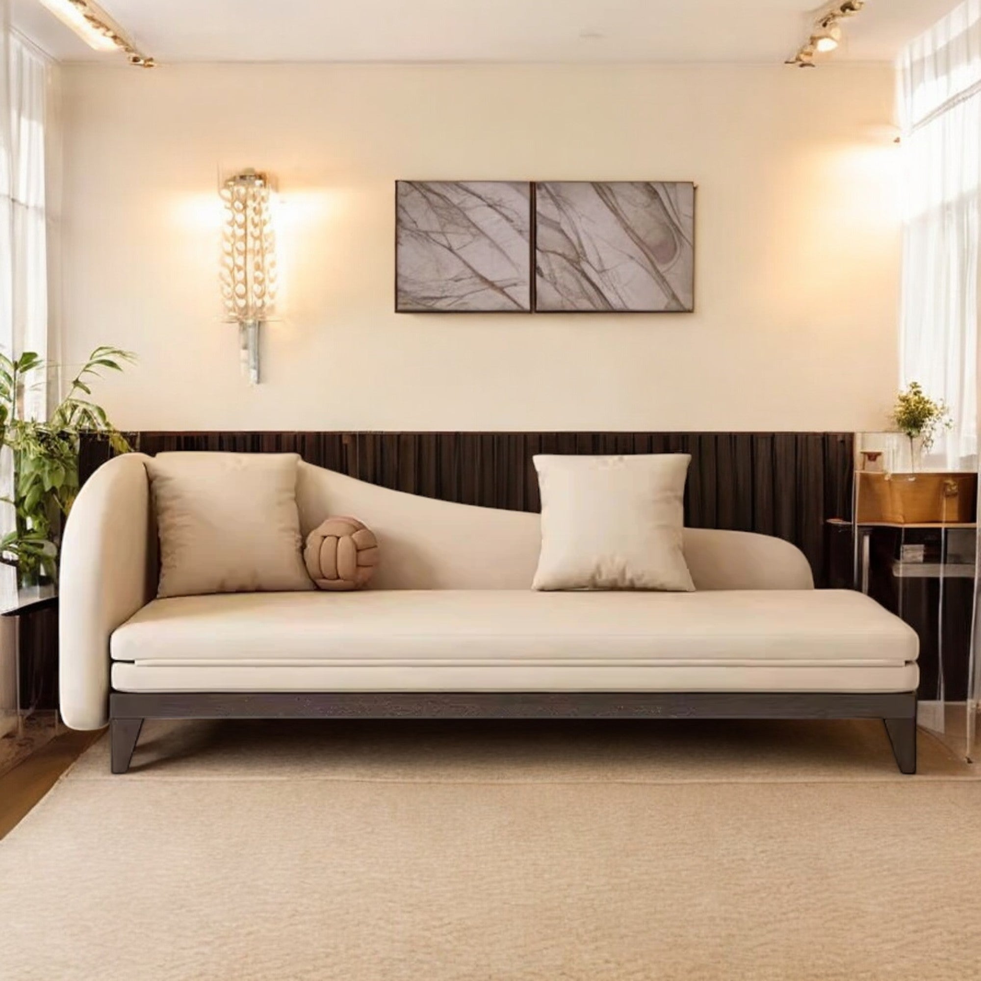 Nismaaya Marten Lounge Chaise Sofa Bed