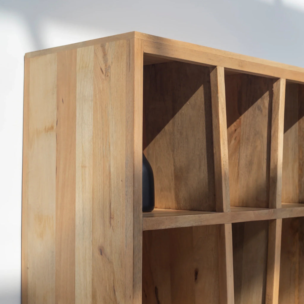Nismaaya Wooden Display Shelves Unit