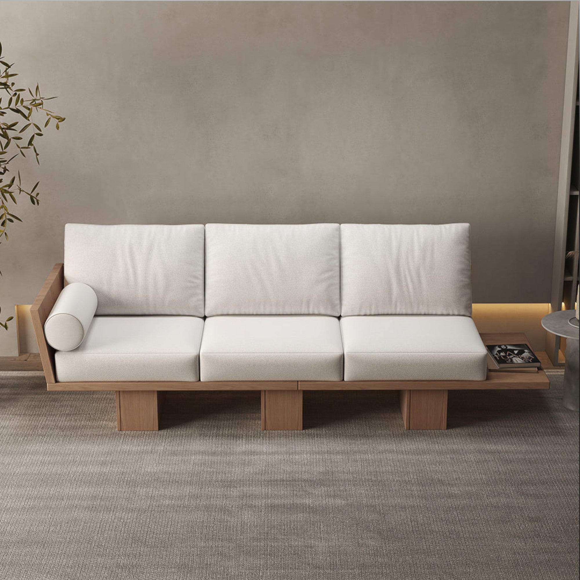 Parma Solid Wood Sofa