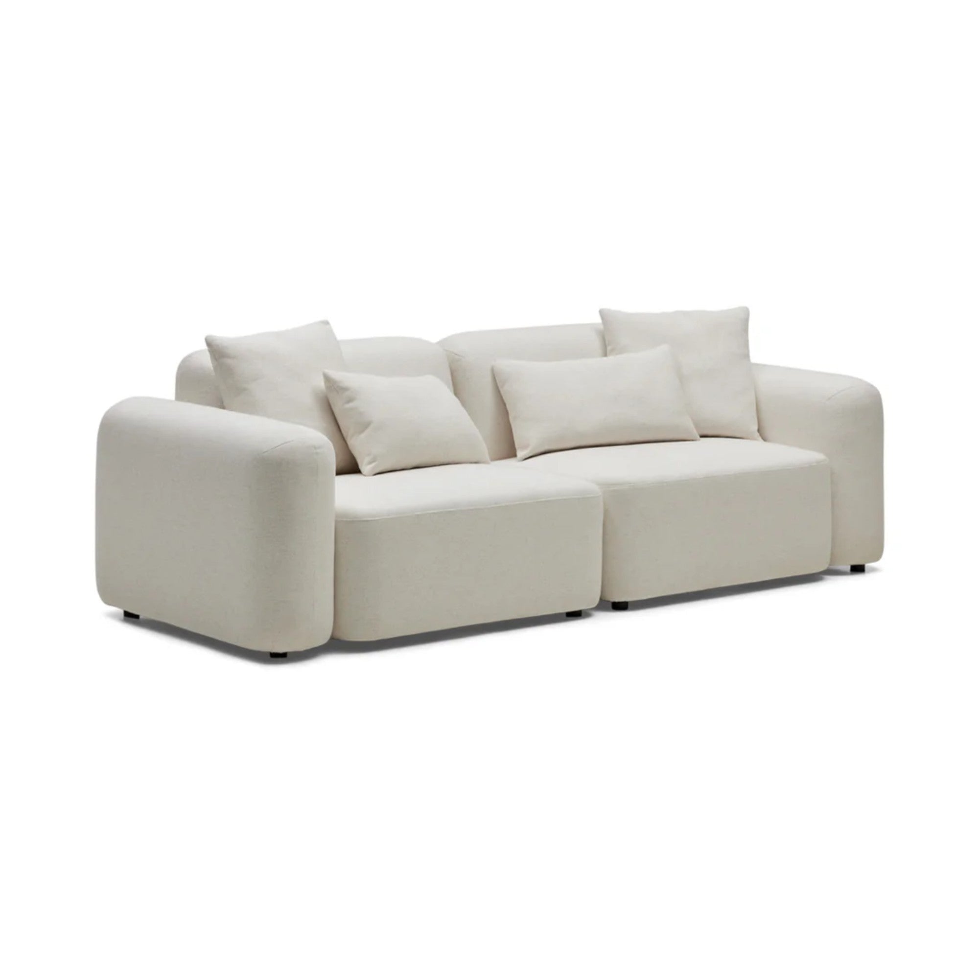 Nismaaya Pascal Modular Sofa Ivory White 2 Seater