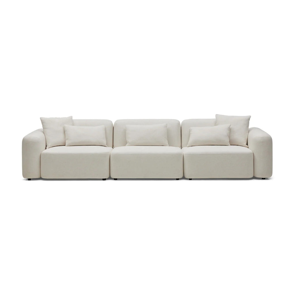 Nismaaya Pascal Modular Sofa Ivory White 3 Seater