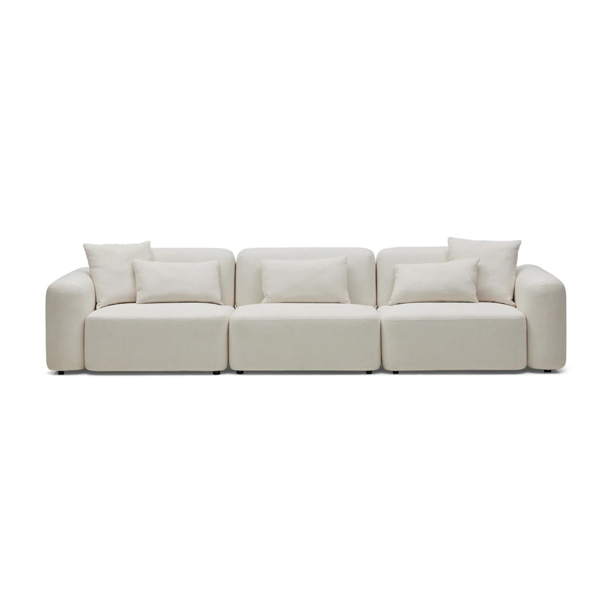 Nismaaya Pascal Modular Sofa Ivory White 3 Seater