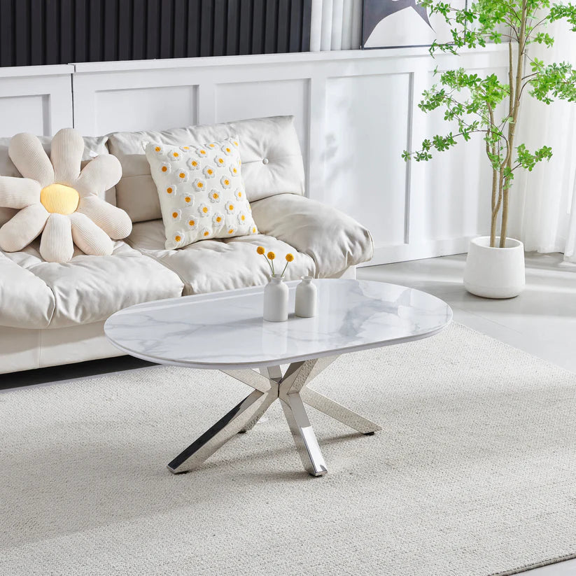 Table Basse Ophelia Ovale 120 cm