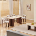Table Manger Noyer Travertin 180 cm